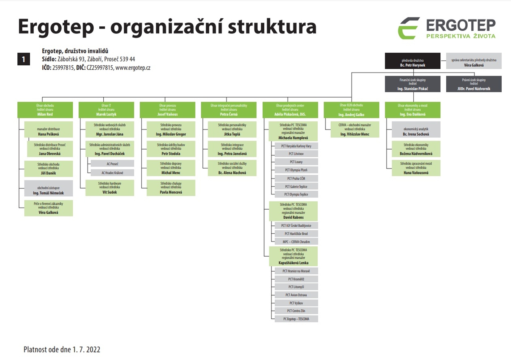 organizacni struktura